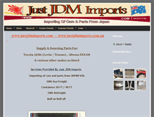 Tablet Screenshot of justjdmimports.com